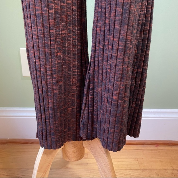 NWT! Michael Stars Women’s Priya Brown Clay Knit Wide Leg Pants - Size Medium - Picture 4 of 8